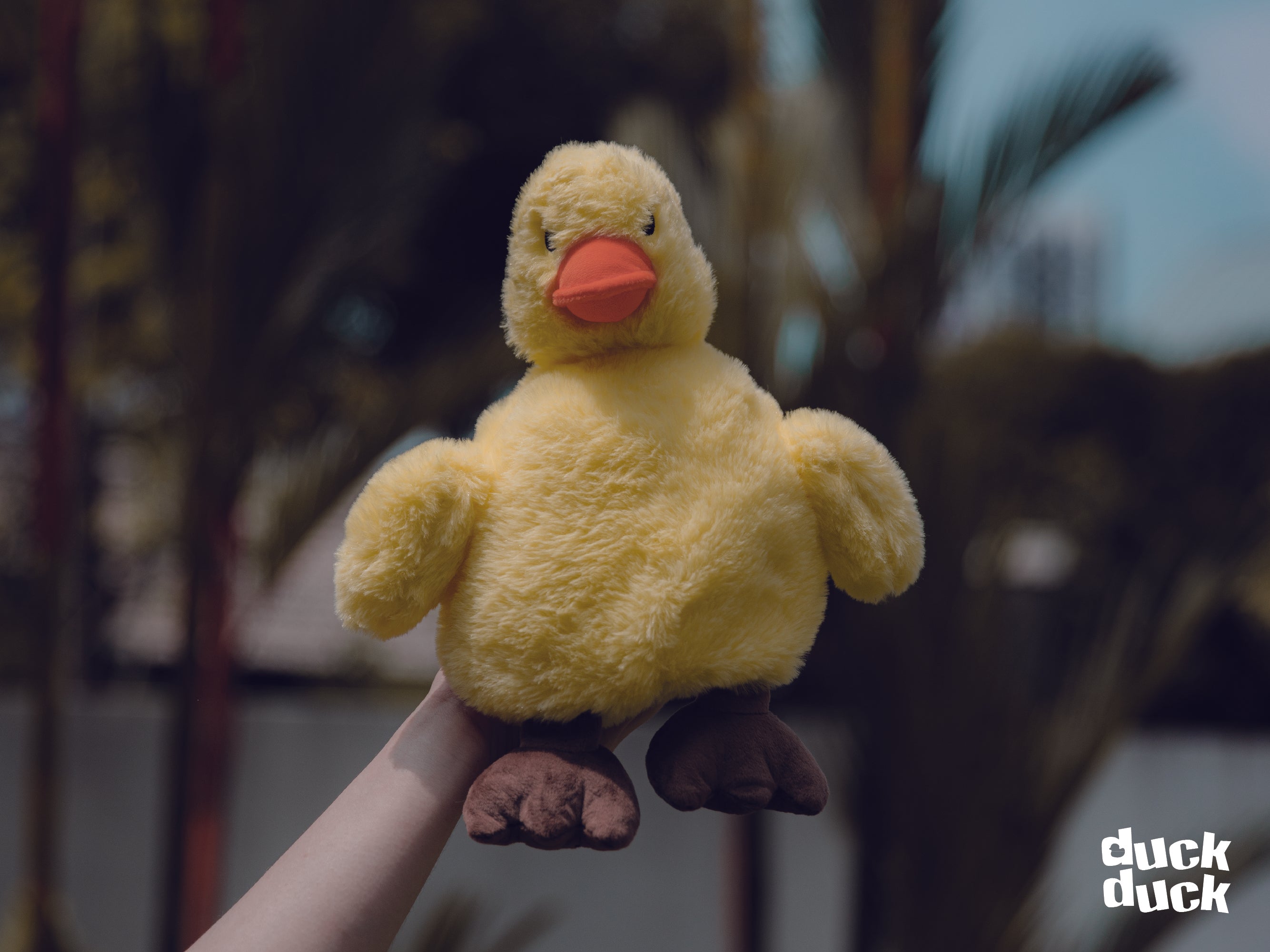 duck duck sg Lucas the Microwavable Duck (With Velcro) - Lavender Scented