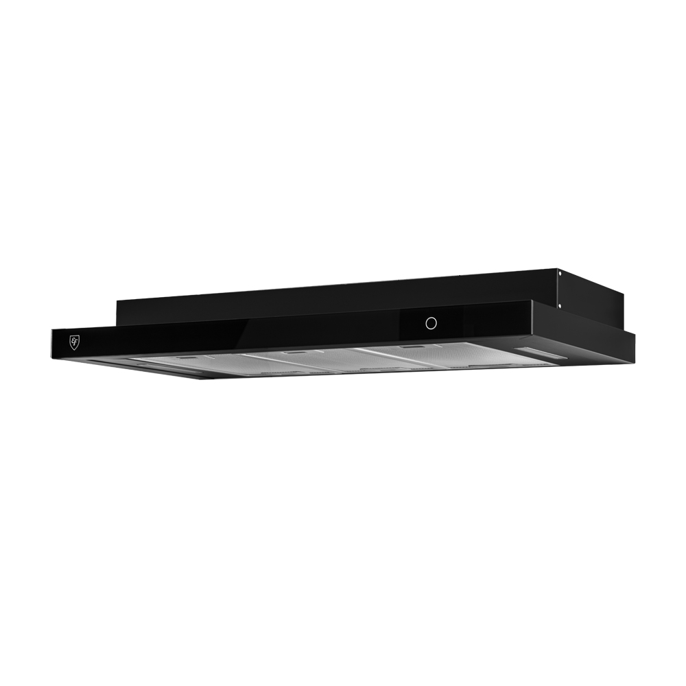 EF EFCH-9234T-BK 90CM Conventional Kitchen Hood - Matte Black