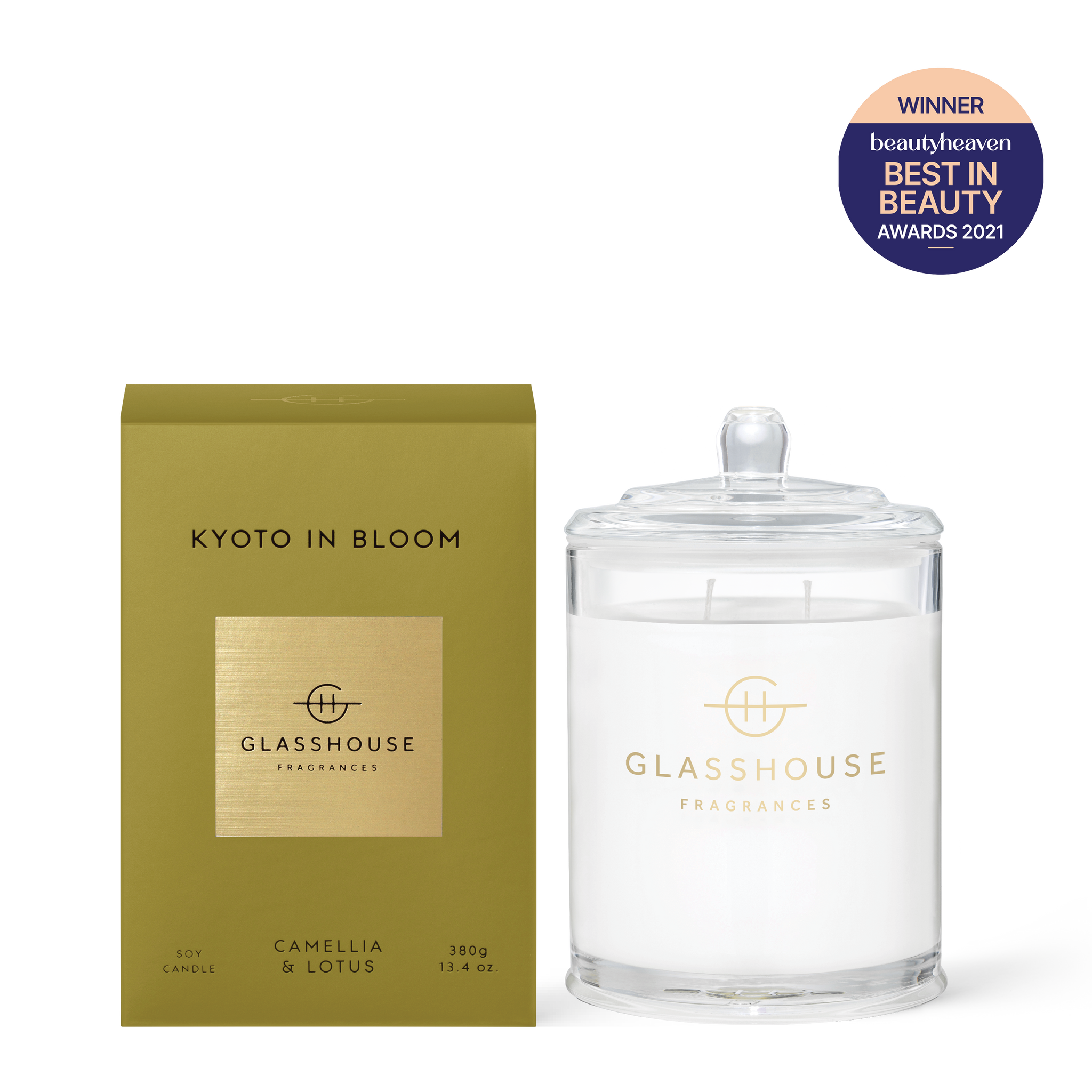 Kyoto in Bloom - 380g Soy Candle | Glasshouse Fragrances