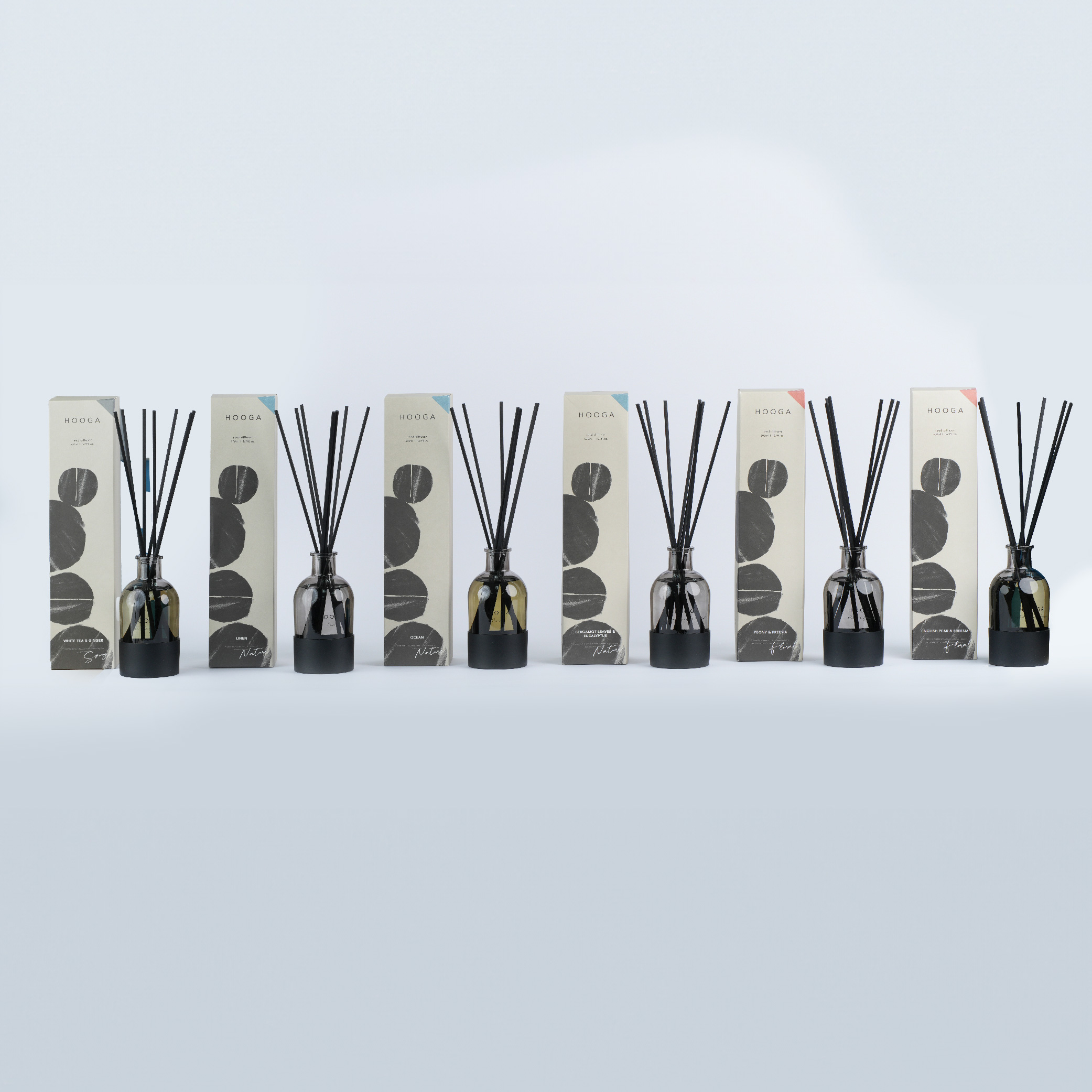 Black Reed Diffuser 500ml - HOOGA