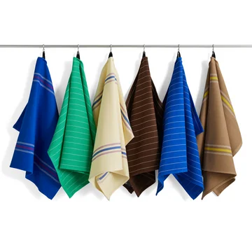 HAY - Canteen Tea Towel - Blue / Fuchsia