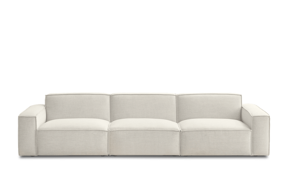 Jonathan Extended 3 Seater Sofa - Performance Creamy White