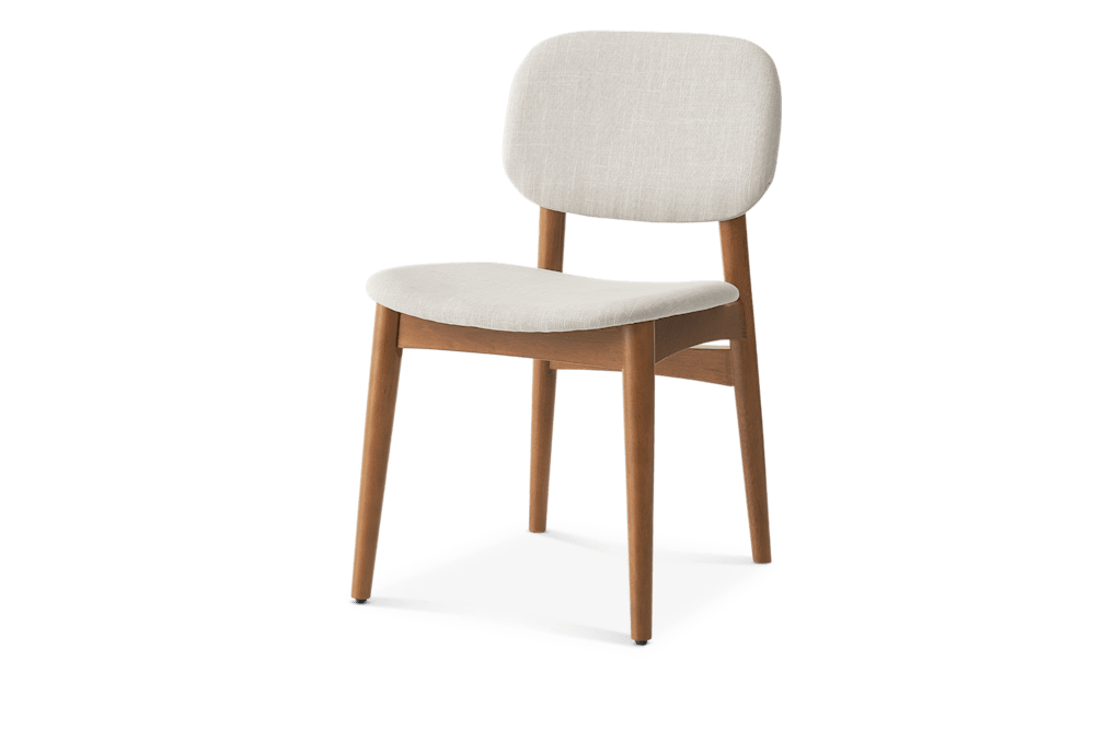 Kelsey Dining Chair - Walnut Stain, Performance Genova Oat