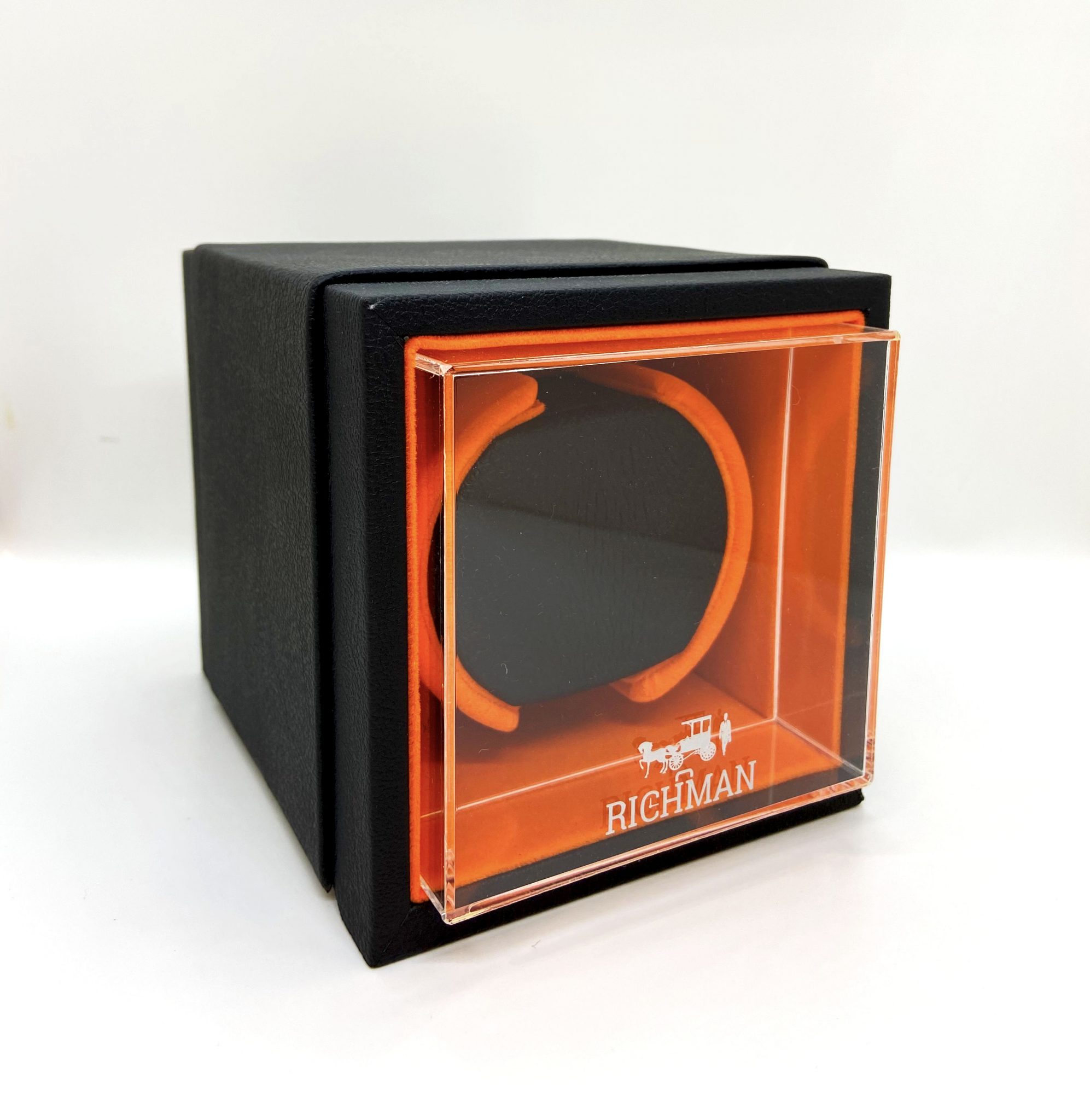 RMW Richman Orange Modular Stackable Watch Winder (Japanese Mechanism)