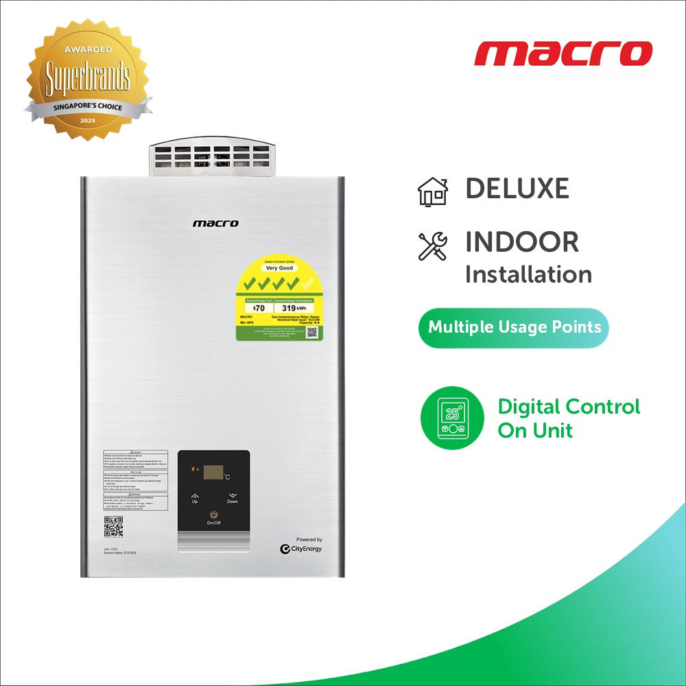 Macro MA-10FE Gas Water Heater