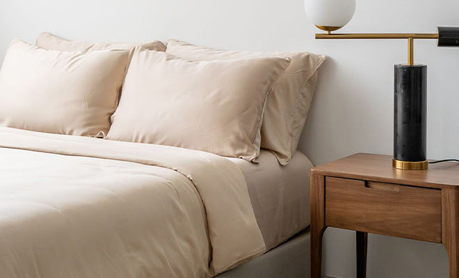 Weavve Home Deluxe Lyocell Bed Sheet Set (100% TENCEL™) - Queen