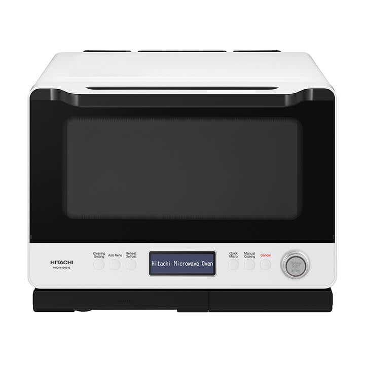 Hitachi MRO-W1000YS 30L Steam Microwave Oven - Frost White