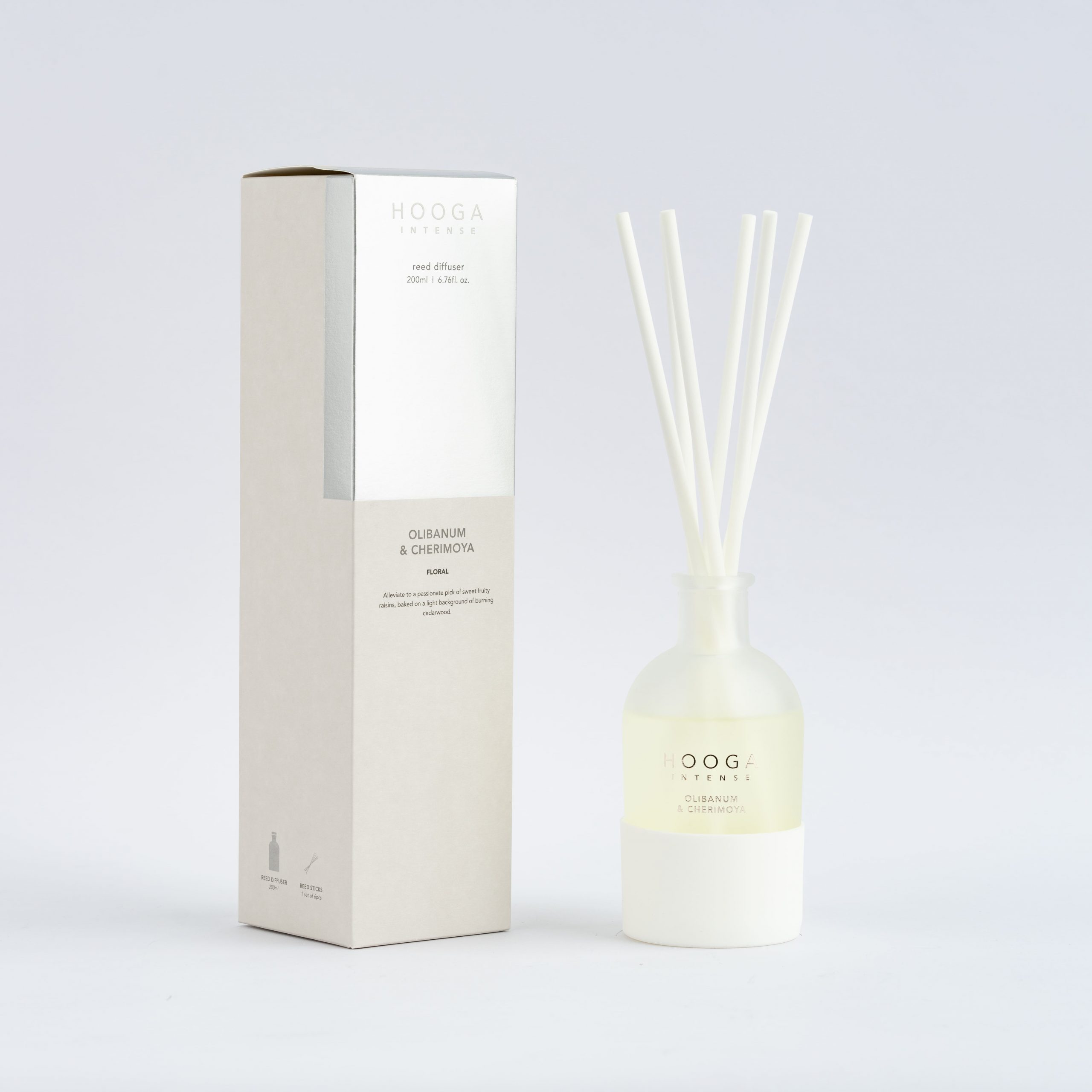 White Intense Reed Diffuser - HOOGA