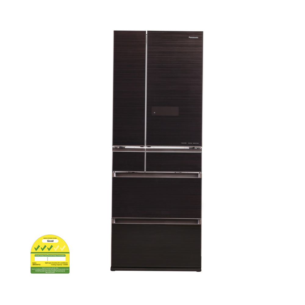 Panasonic NR-F603GT-TS 588L 6-Door Refrigerator - Albero Brown