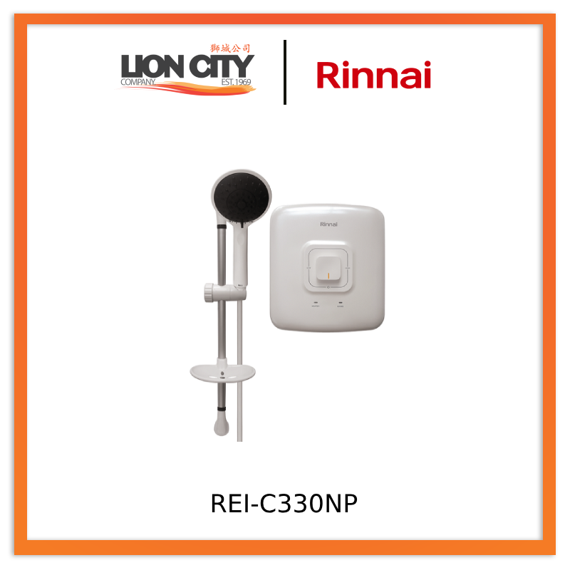 Rinnai REI-C330NP Instant Water Heater - White