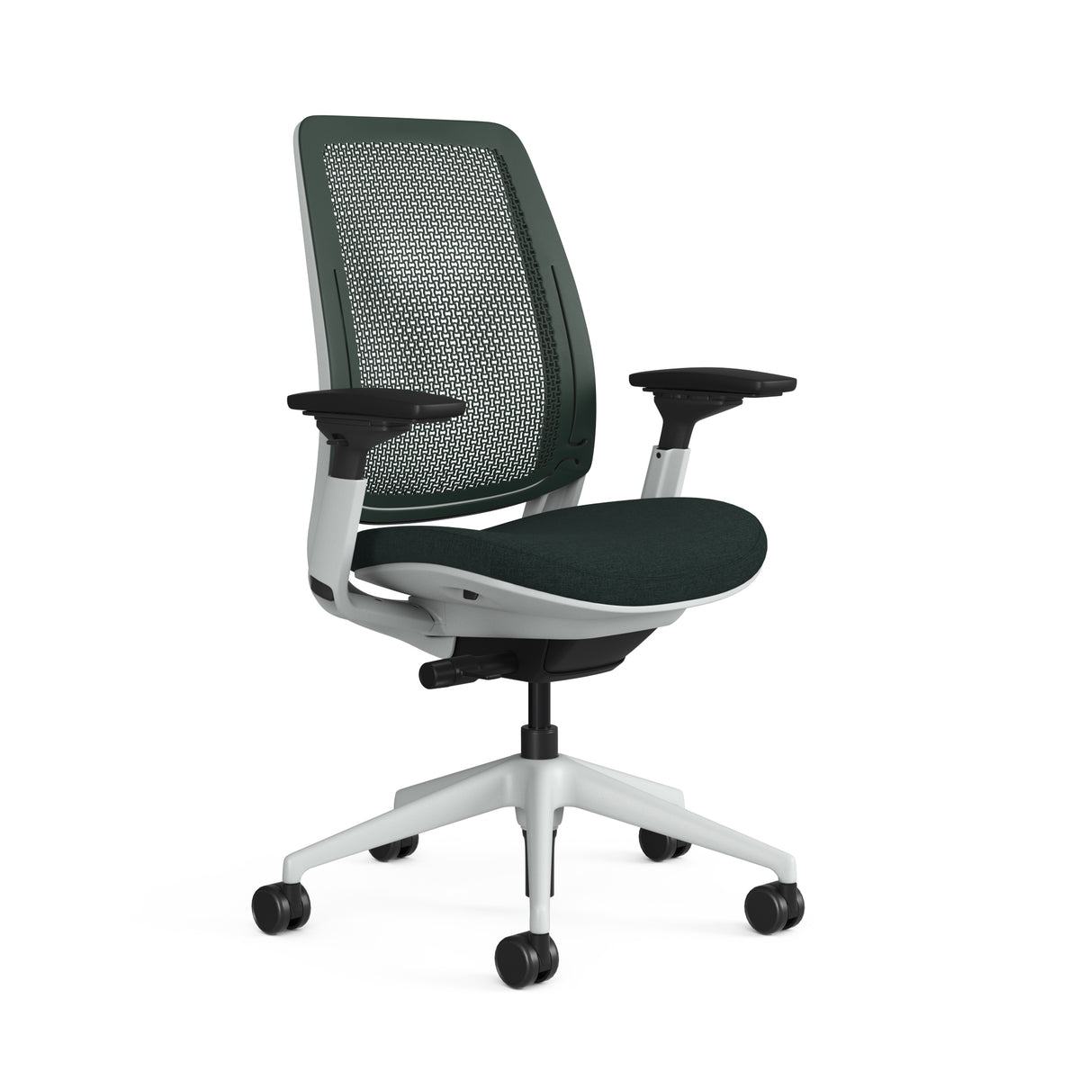 Steelcase Series 2 Ergonomic Office Chair - Airback Otto Peacock / No Headrest