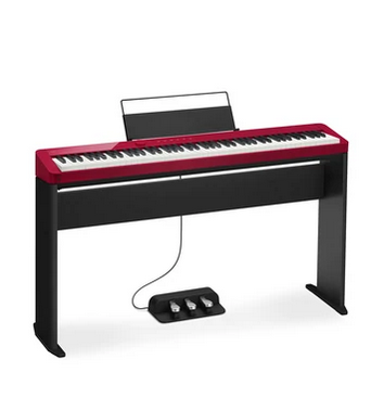 NUX Digital Piano - NPK-20 (Red) - with X Stand