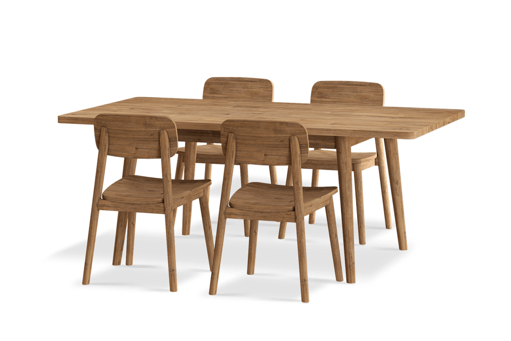 Seb Extendable Dining Set for 6-8