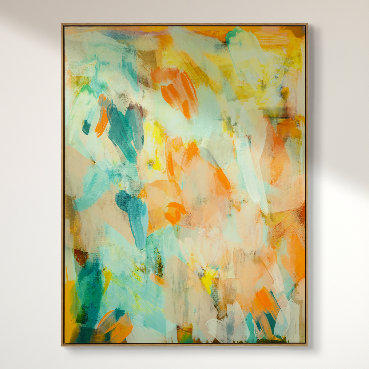 Summer Fields Hand-Painted Oil Painting Wall Art 90x120cm, Showroom Piece - Pretty Major