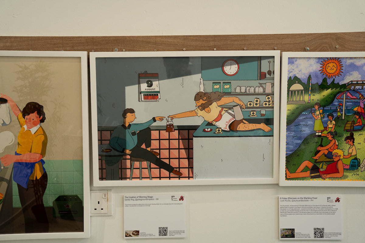 The Creation of Morning Magic by Sandy Ang - A3