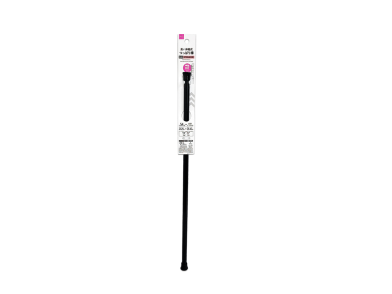 Black Extendable Rod 54cm to 90cm