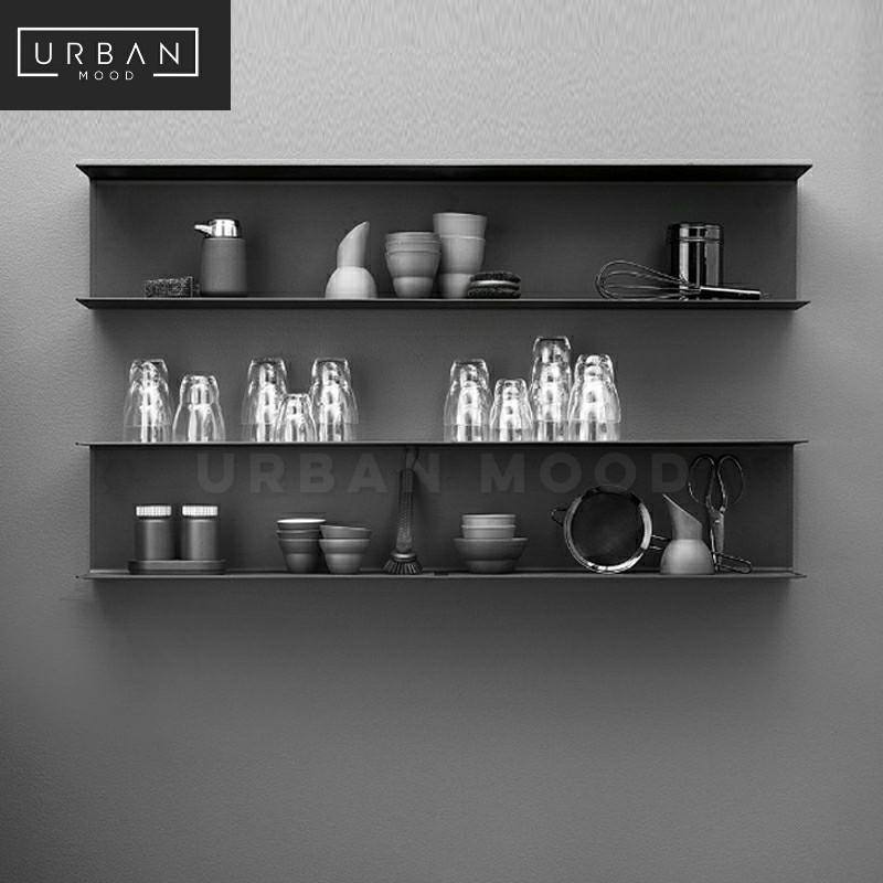 VOLE Minimalist Wall Shelf - 60cm / Black