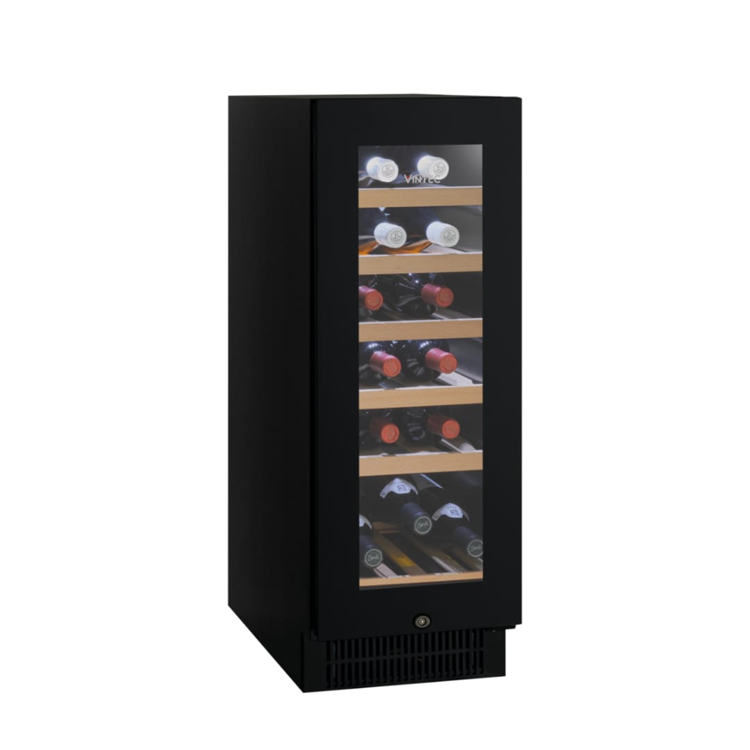 Vintec 20-Bottle Wine Cabinet - VWS020SBA-X Noir (Right Hinge Left Opening)