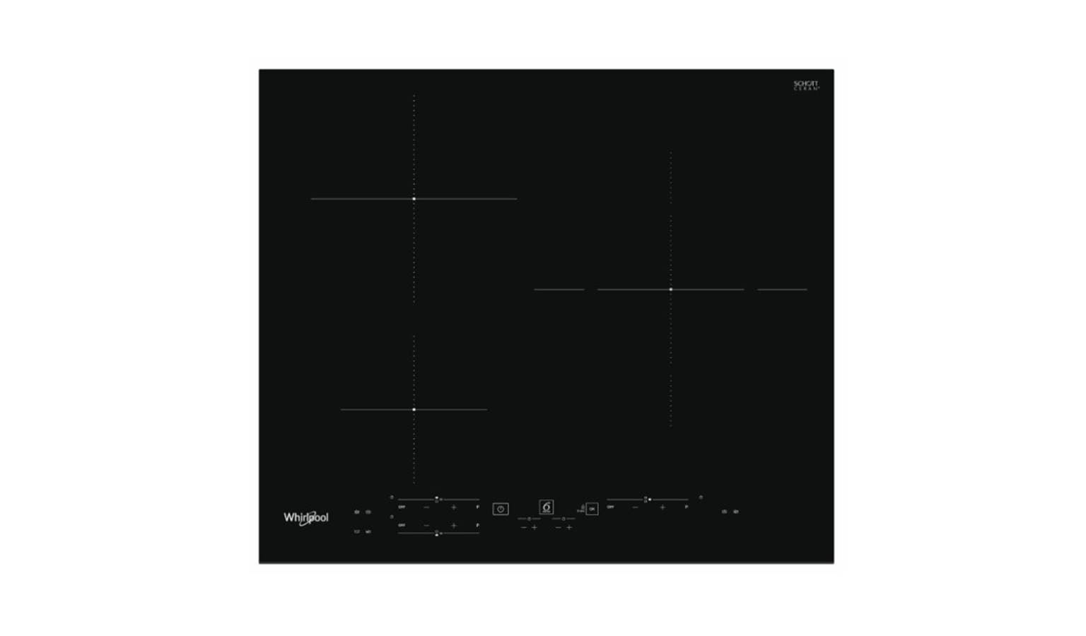 Whirlpool WSB2360BFP 60cm Built-In Induction Hob