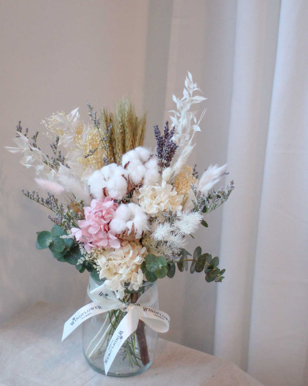 Cotton Fluff Vase - Windflower Florist