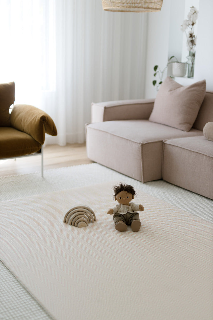 Little Wiwa Herringbone Dawn Generös Play Mat