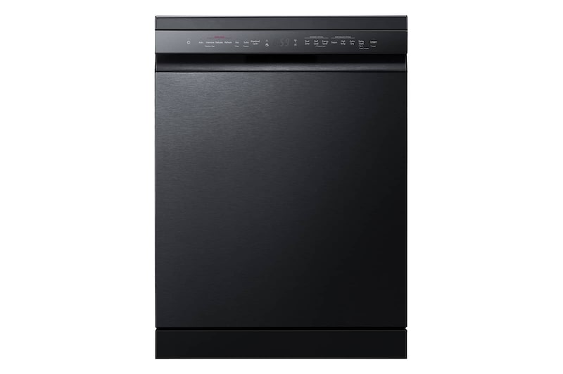 LG Front Control Smart Wi-Fi Enabled Dishwasher in Matte Black - DFC425FM