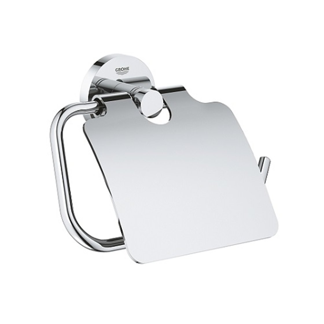 GROHE Essentials Toilet Paper Holder With Cover - Chrome