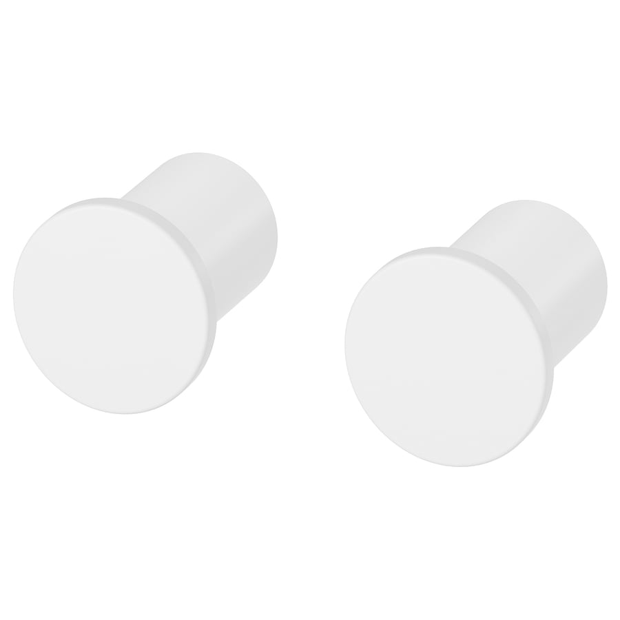 BÄNGBULA Hook, White (2 pack)