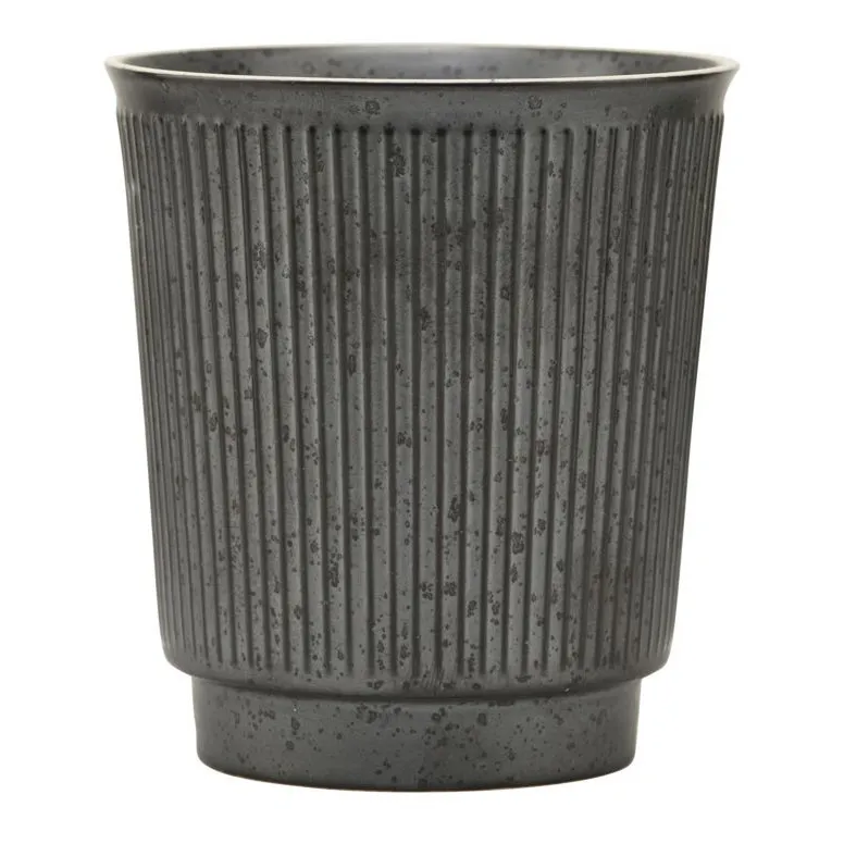 House Doctor - Berica Ceramic Cup - Black