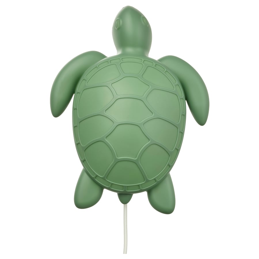 BLÅVINGAD LED Wall Lamp - Turtle, Green