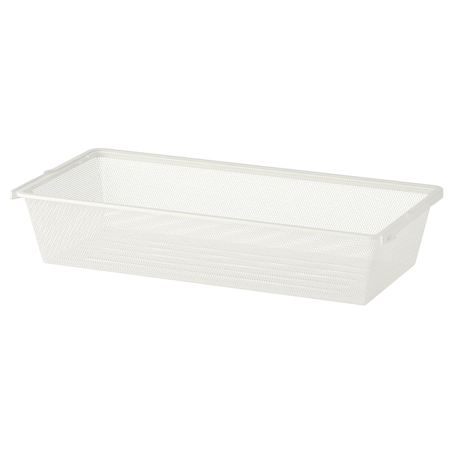 BOAXEL Mesh Basket - White, 80x40x15 cm