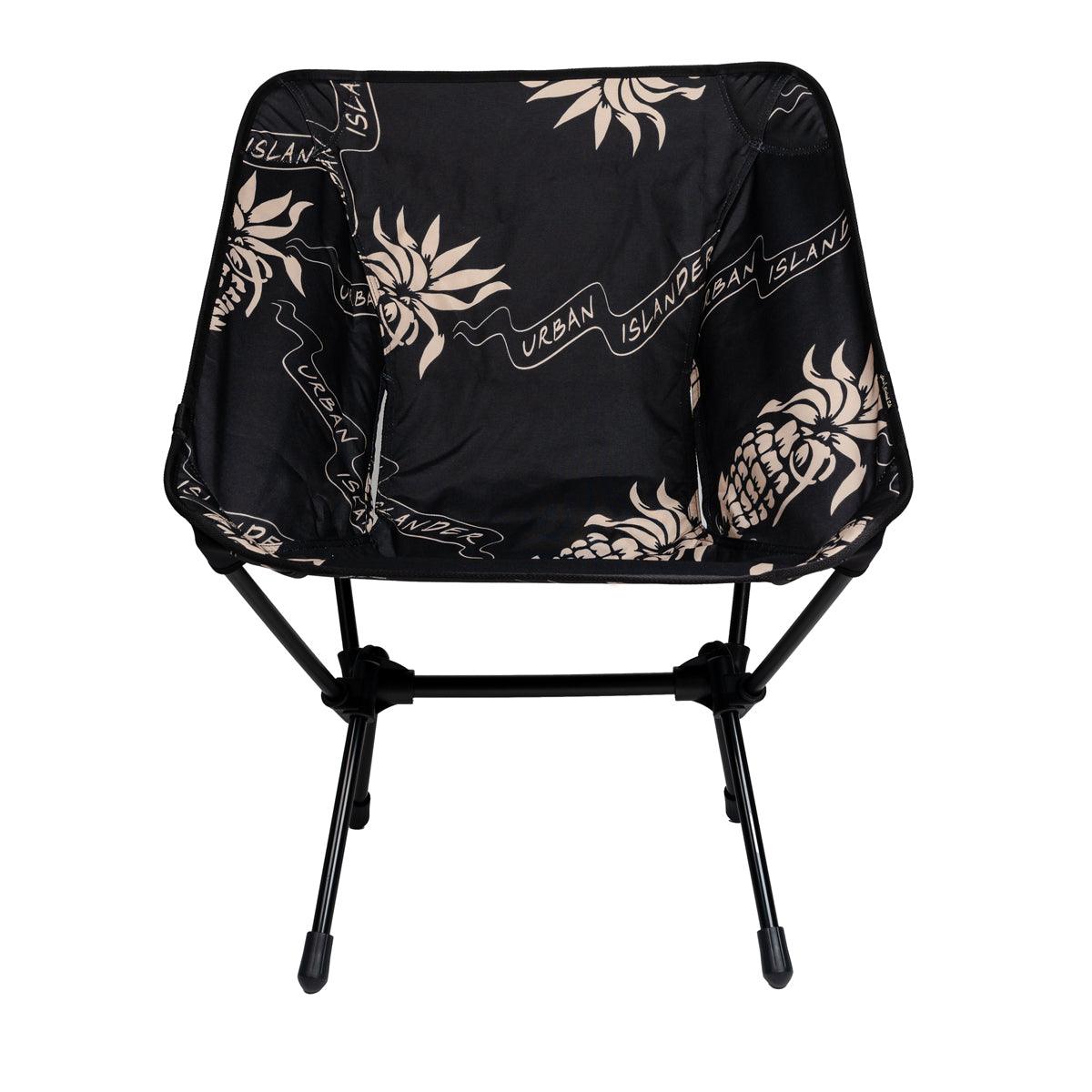 URBAN ISLANDER x Helinox Chair One - Black (Pineapple Aloha Print)