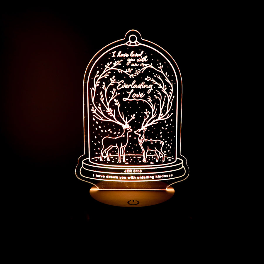 Everlasting Love Night Light - The Commandment Co (5-L4-A4)