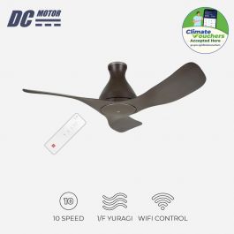 KDK E48HP Smart WiFi Control DC Ceiling Fan 120cm - Brown
