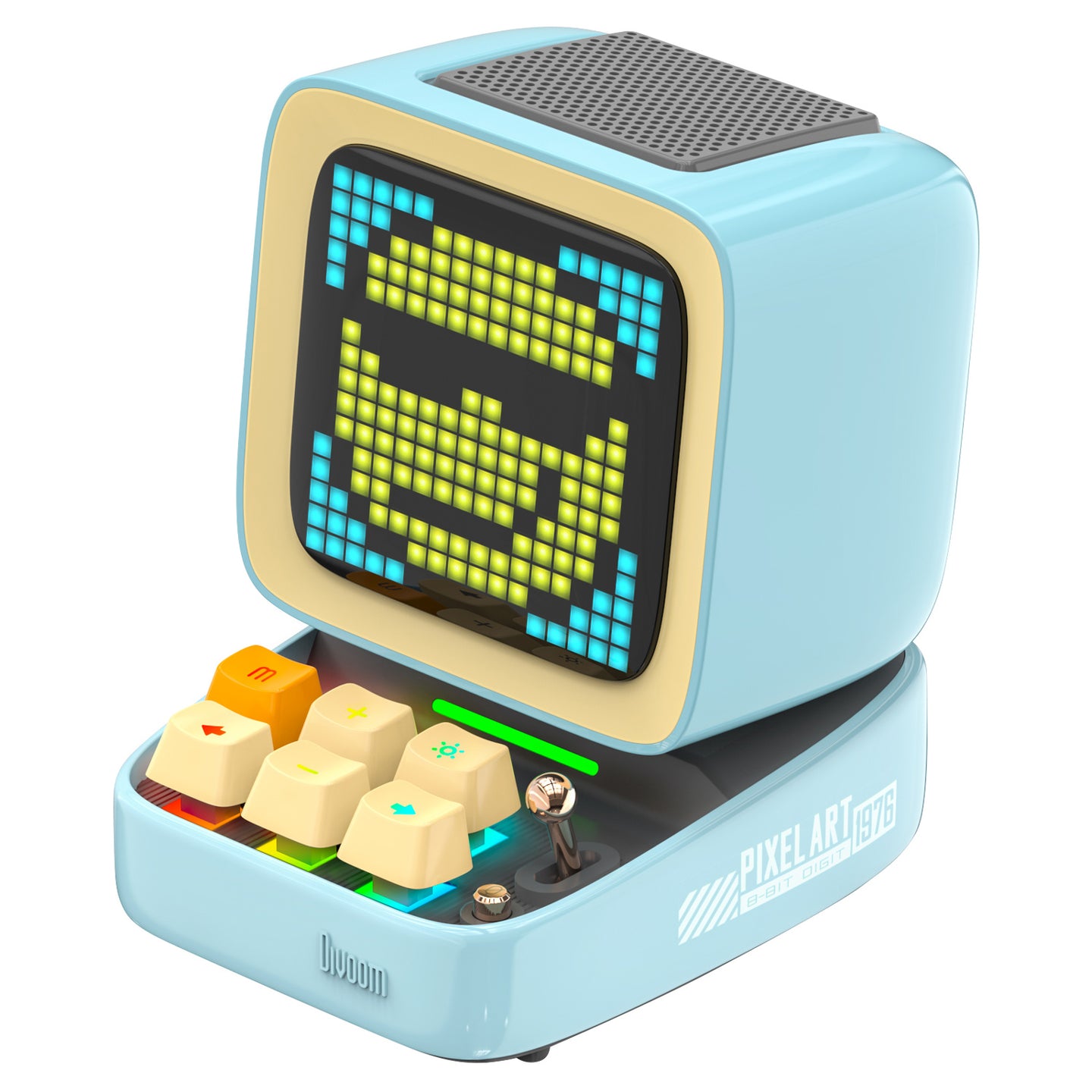 Divoom Ditoo-Pro Retro Pixel Art Bluetooth Speaker - White