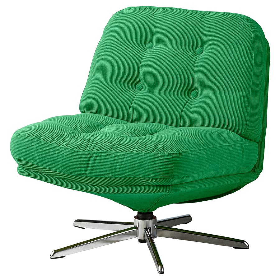 DYVLINGE Swivel Easy Chair - Kelinge Green