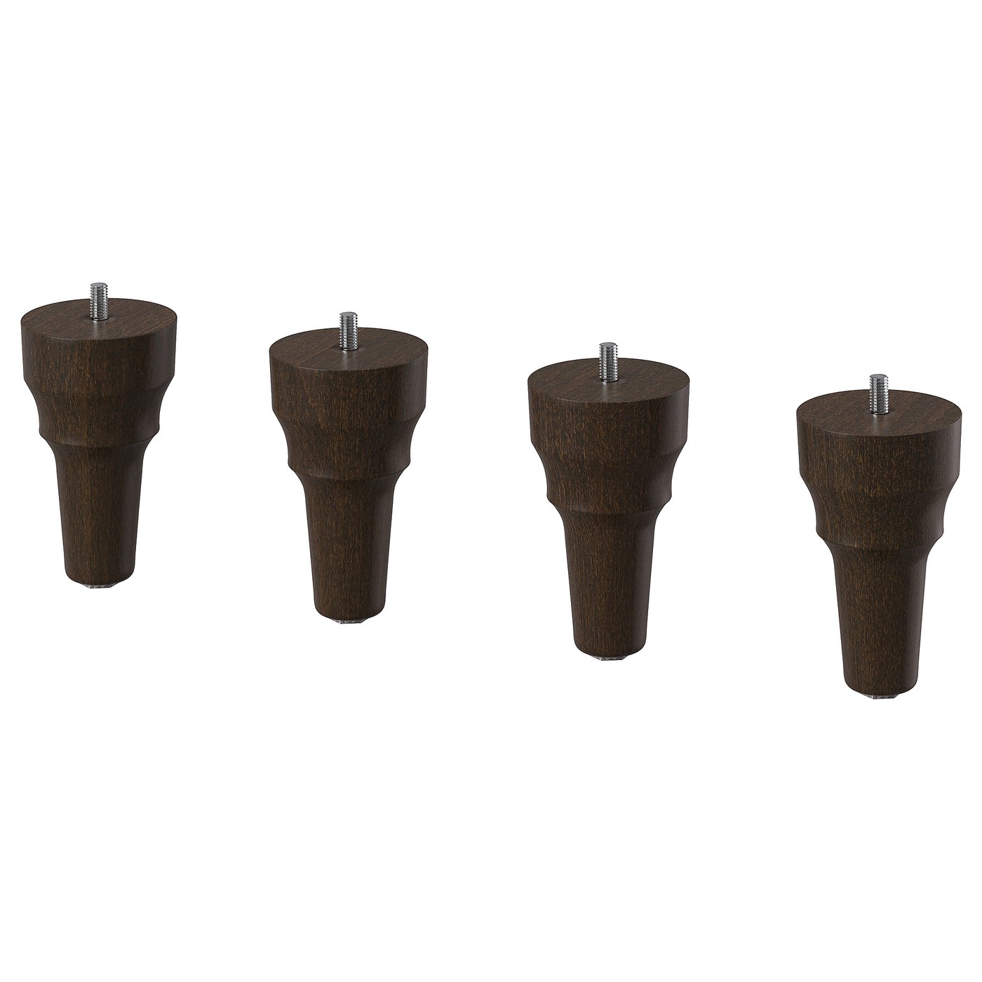 ESSEBODA Legs for Sofa - Brown (4 pieces)