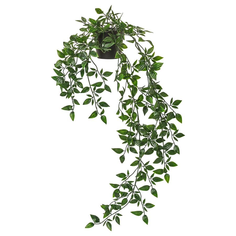 FEJKA Artificial Potted Plant, In/Outdoor/Hanging - Green, 9 cm