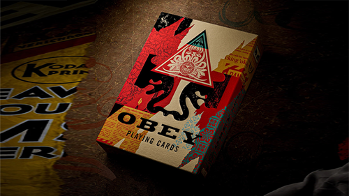 Obey Collage Edition Playing Cards by theory11 - Set of 3 Decks