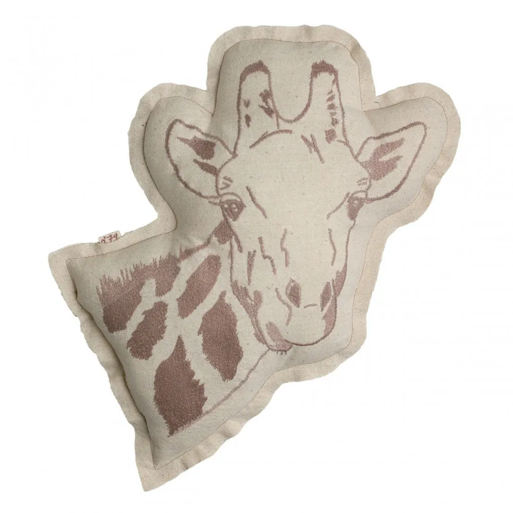 Numero 74 - Giraffe Cushion - Natural S000