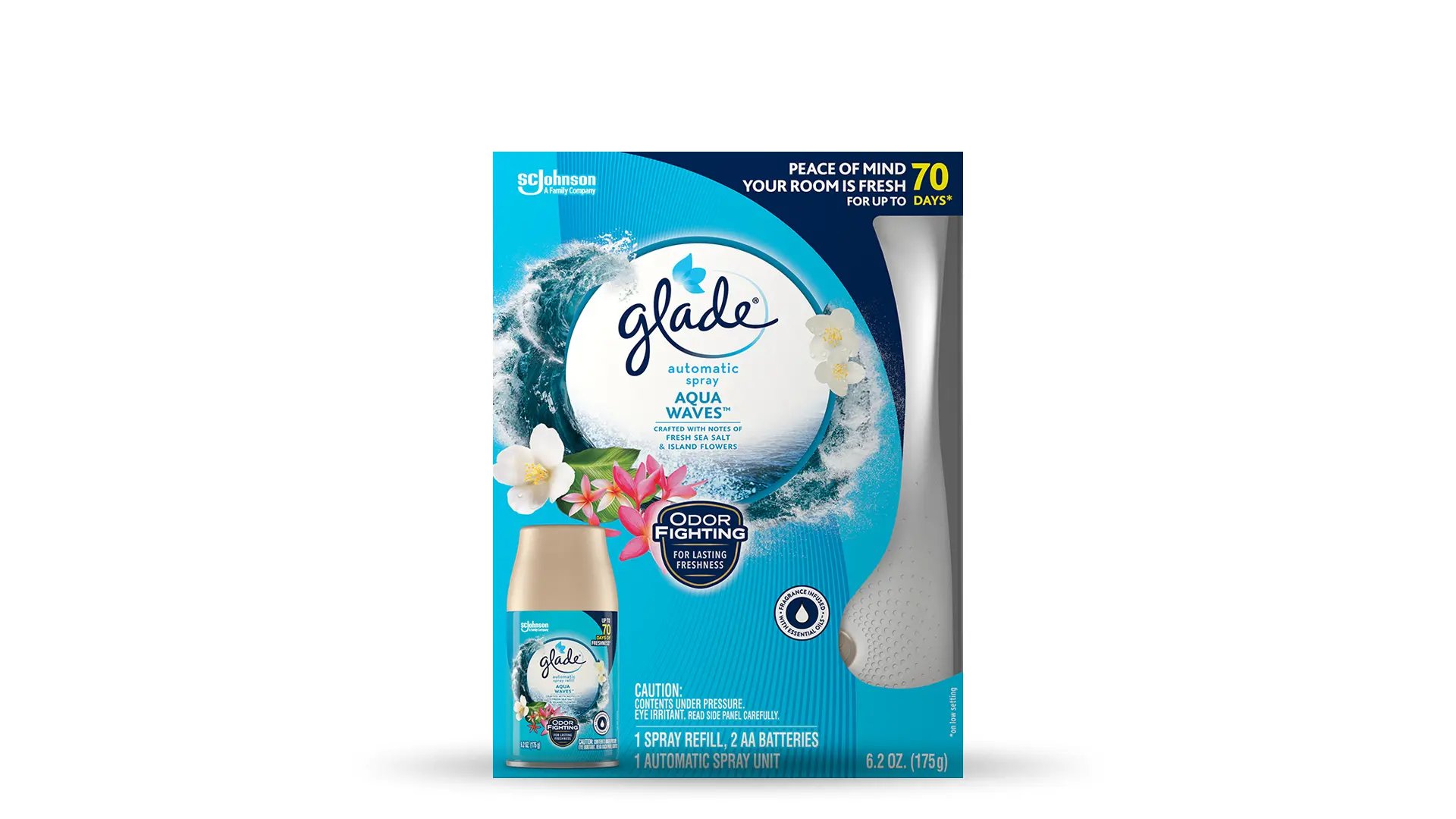 Glade® Aqua Waves Automatic Spray Starter Kit