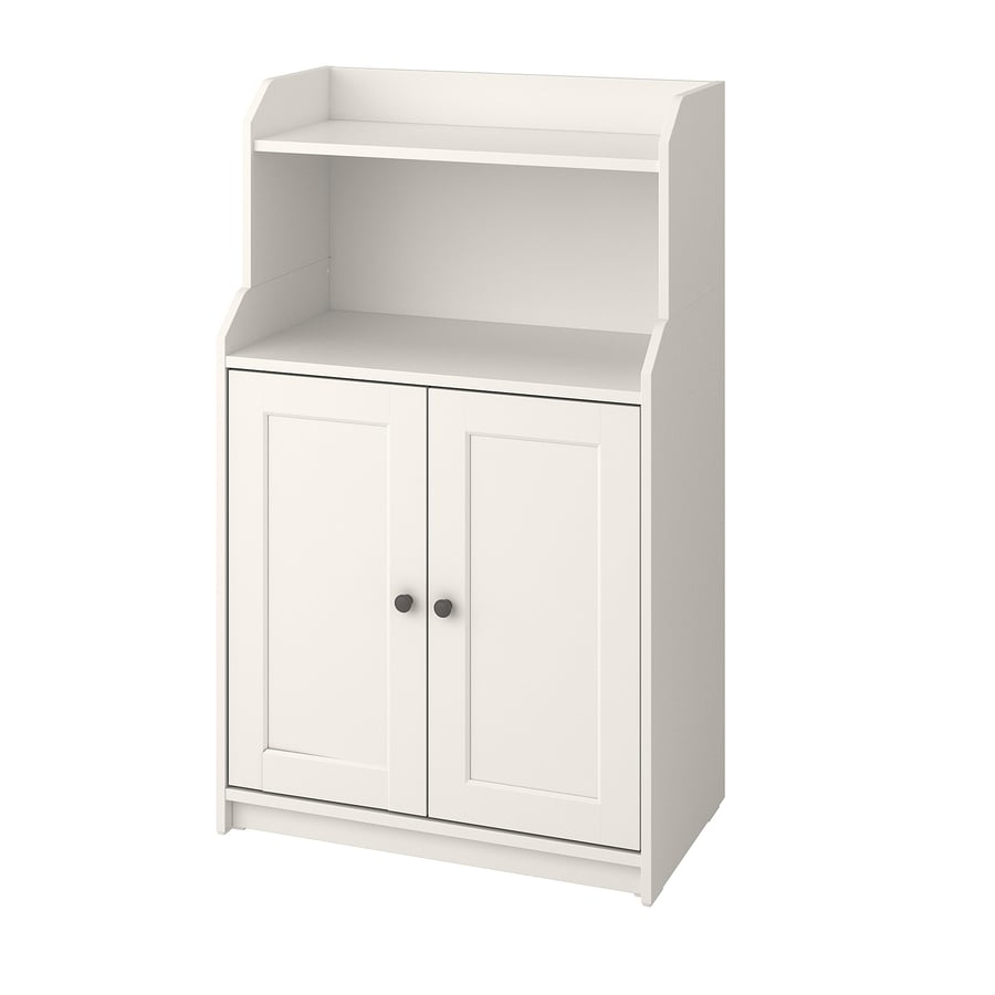 HAUGA Cabinet with 2 doors - White (70x116 cm)