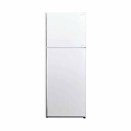 HITACHI 407L 2 Door Refrigerator Stylish Line (Deluxe) R-VX480PMS9-PWH (Pure White)