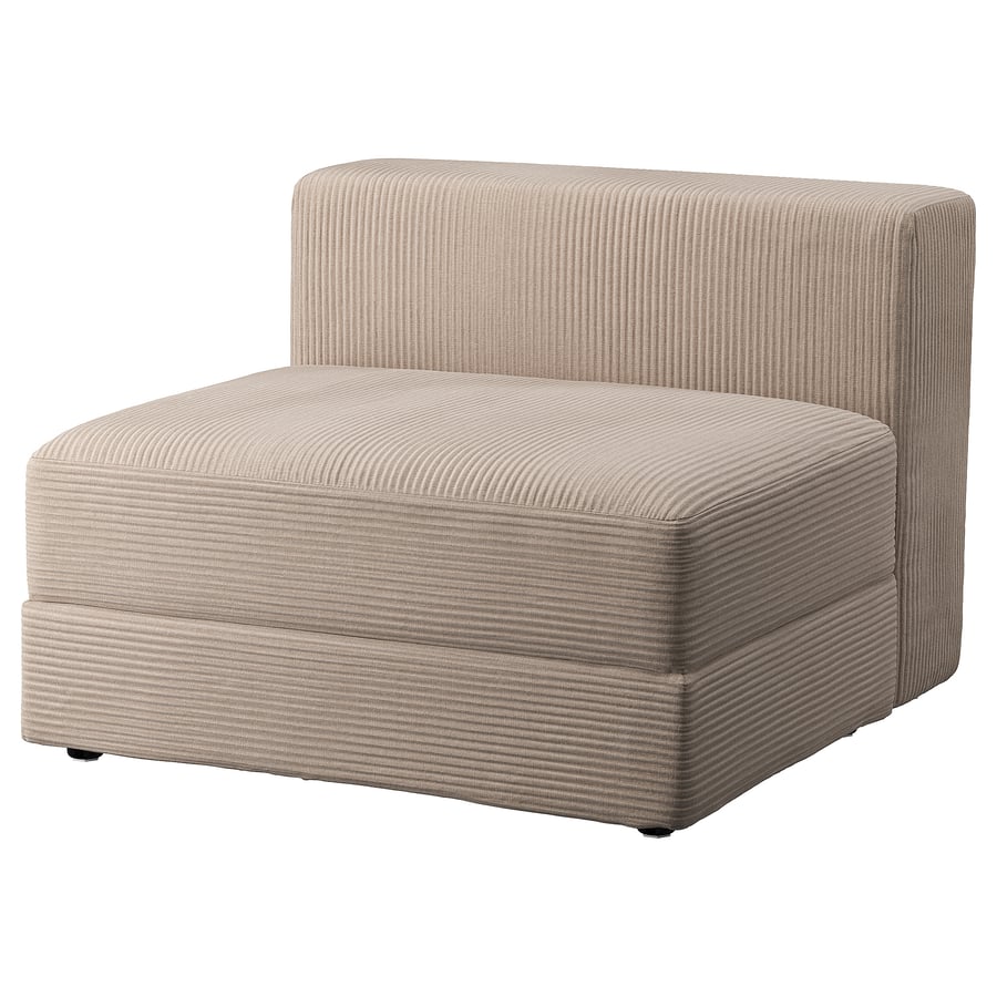 JÄTTEBO 1.5-Seat Module with Storage - Samsala Grey-Beige