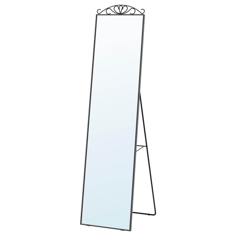 KARMSUND Standing Mirror - Black, 40x167 cm