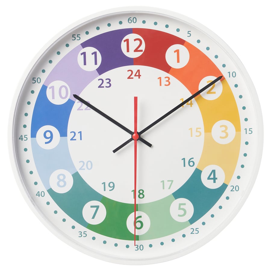 KORVTRÄD Wall Clock - Multicolour, 28 cm