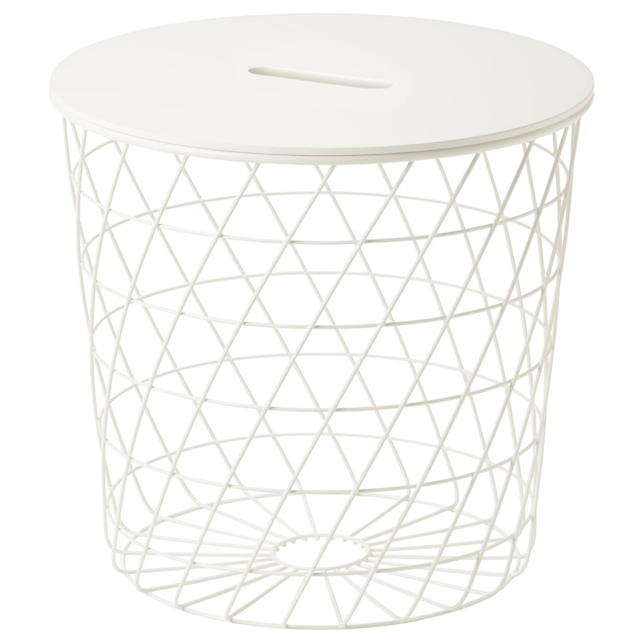 KVISTBRO Storage Table - White, 44 cm
