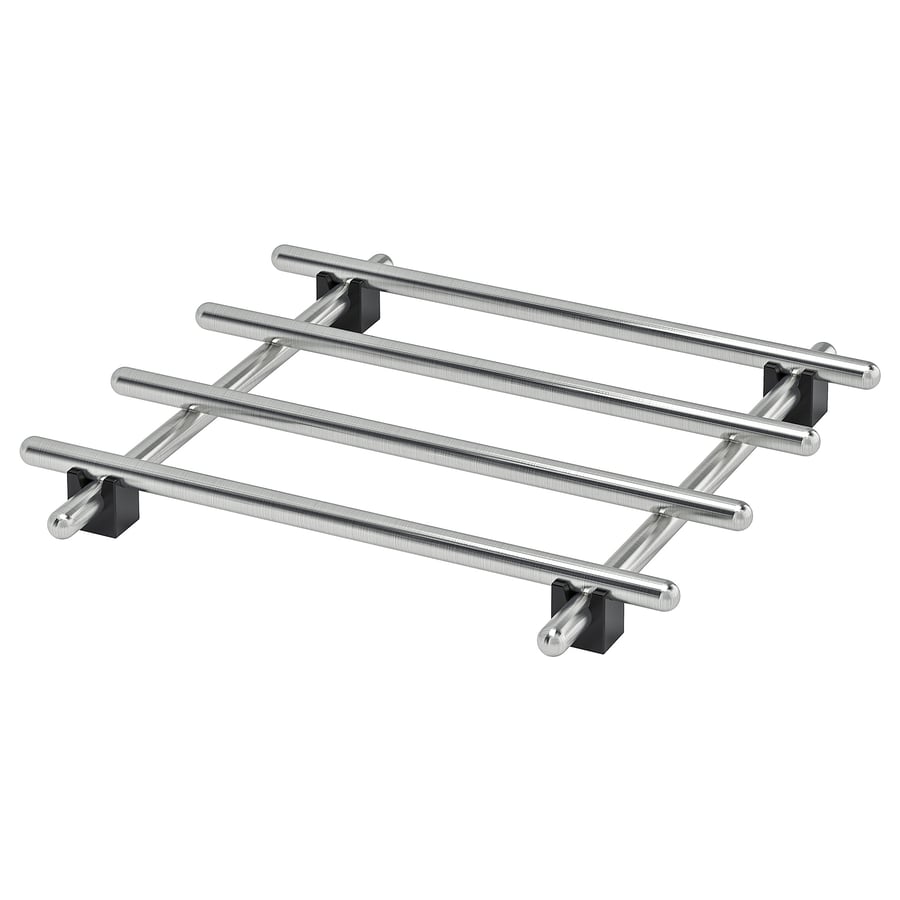 LÄMPLIG Pot Stand - Stainless Steel, Grey, 18x18 cm
