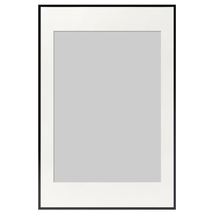 LOMVIKEN Frame, black, 61x91 cm