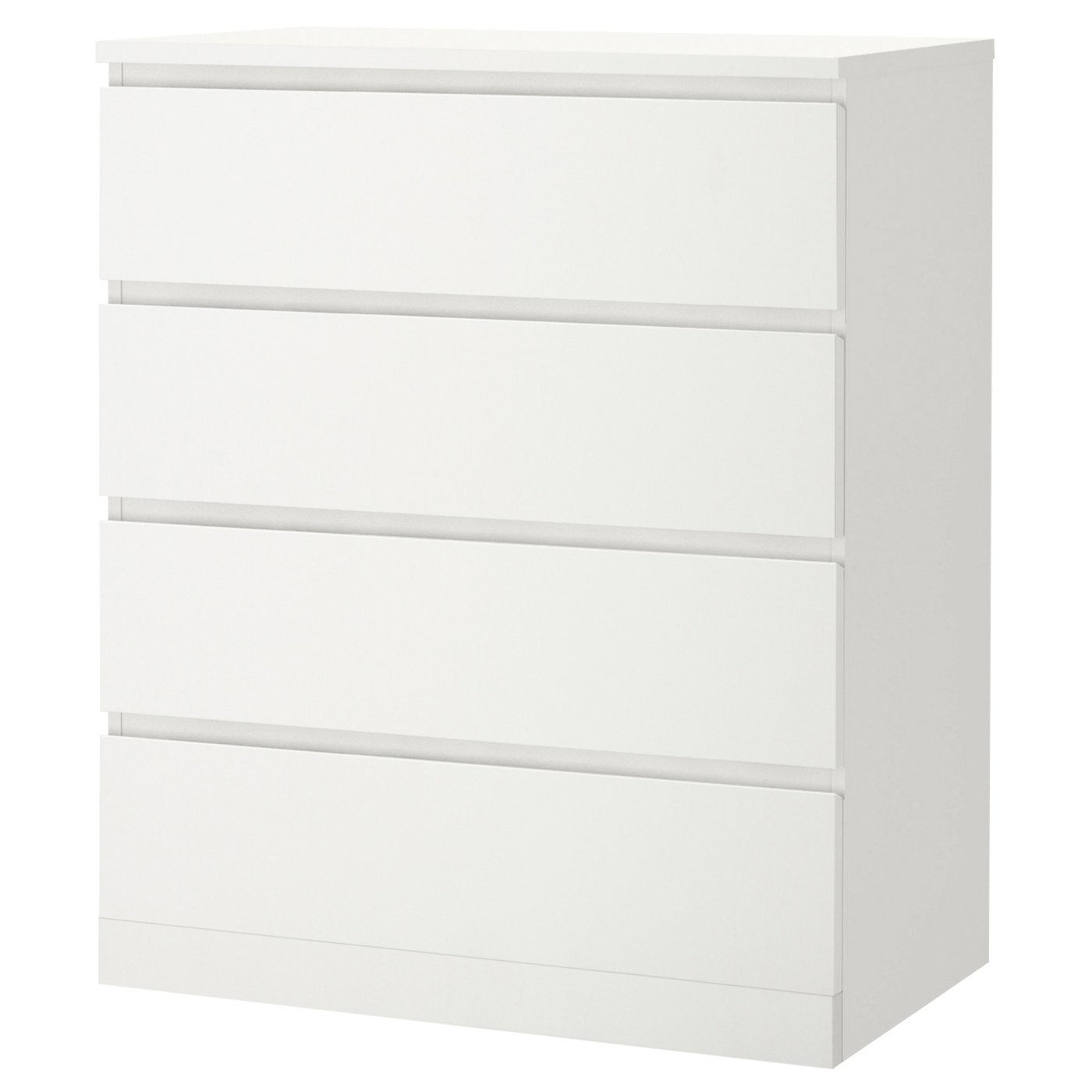 MALM Chest of 4 Drawers - White